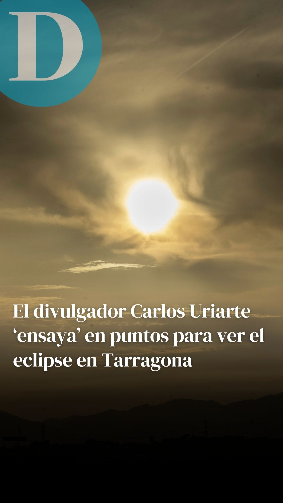 Tarragona se pone las gafas 114 años después para disfrutar del eclipse