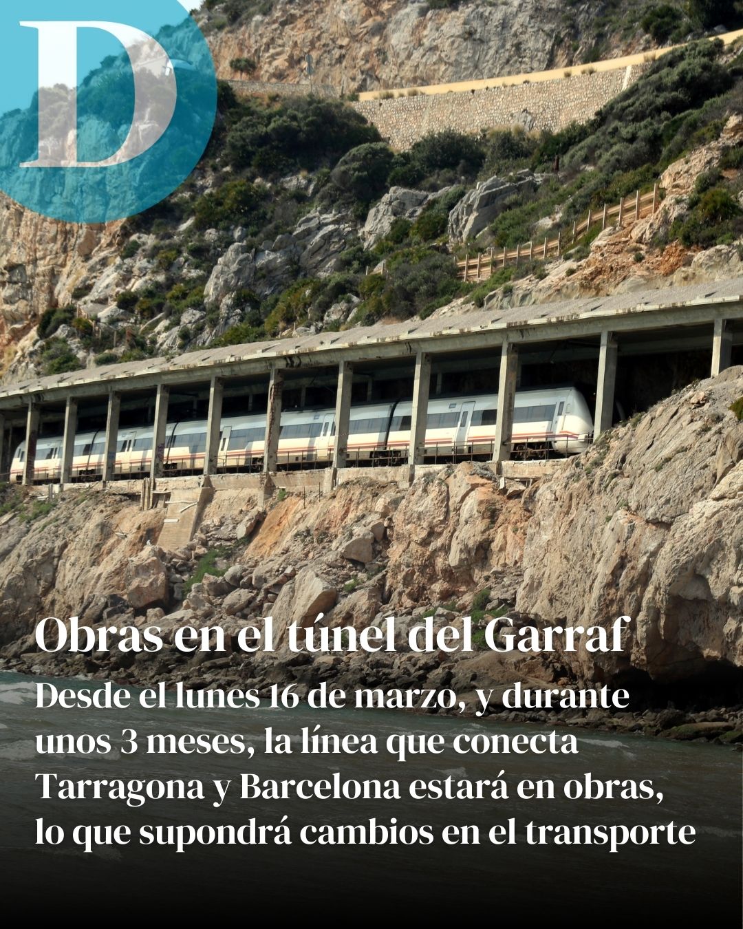 Obras en los túneles del Garraf: afectaciones, cortes y horarios de Rodalies y Regionals