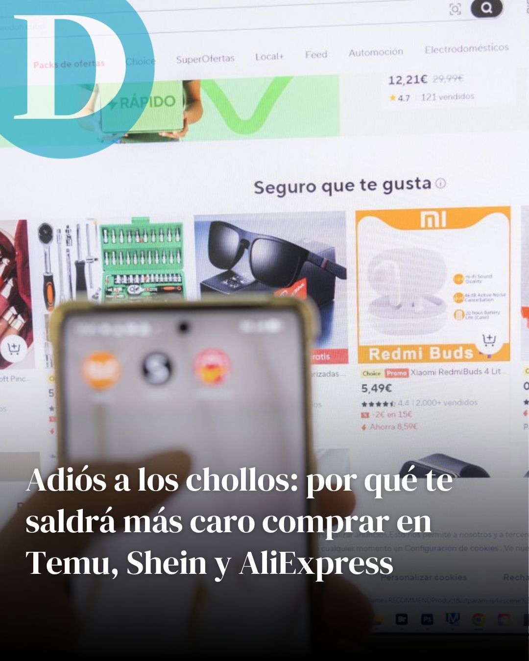 Adiós a los chollos: por qué te saldrá más caro comprar en Temu, Shein y AliExpress