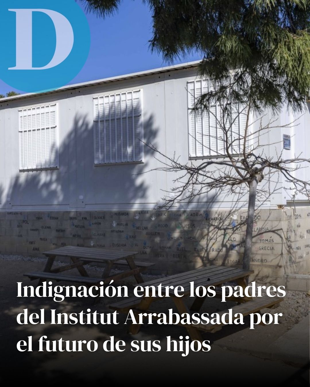 Indignación entre los padres del Institut Arrabassada por el futuro de sus hijos