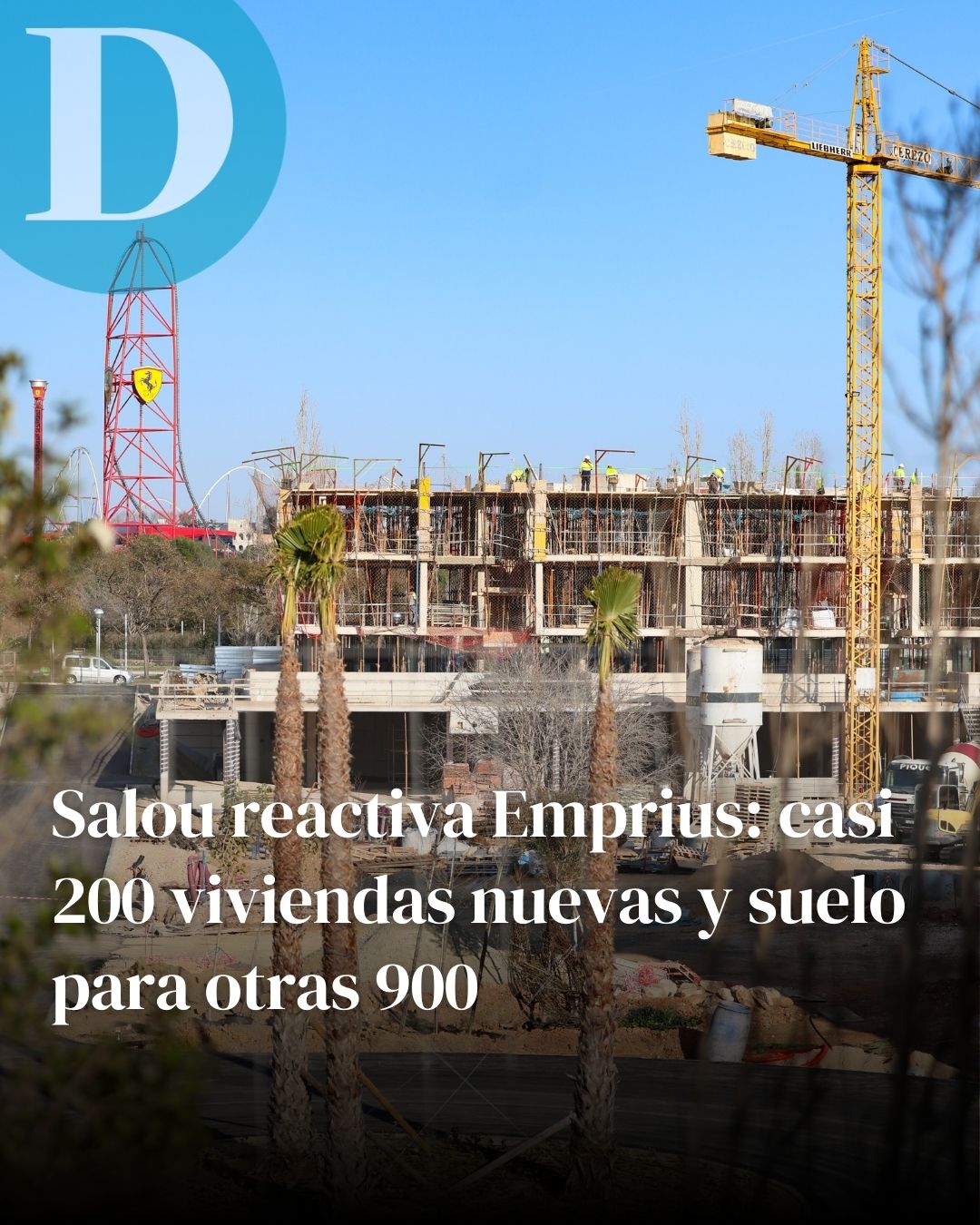 Salou reactiva Emprius: casi 200 viviendas nuevas y suelo para otras 900
