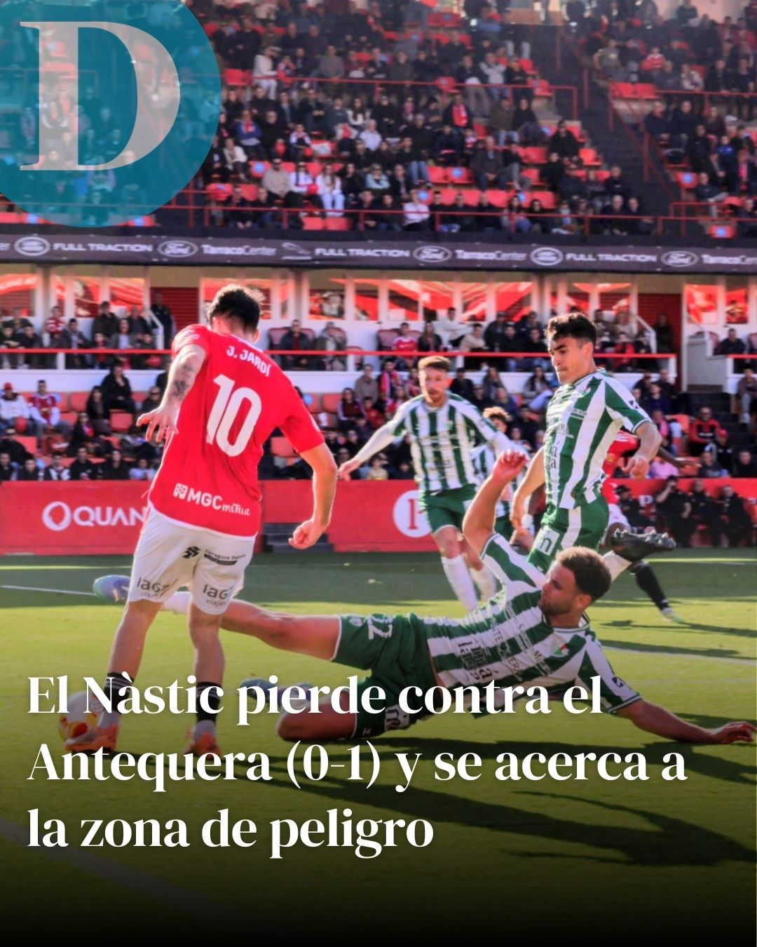 De la fiesta al drama: el Nàstic pierde contra el Antequera (0-1)