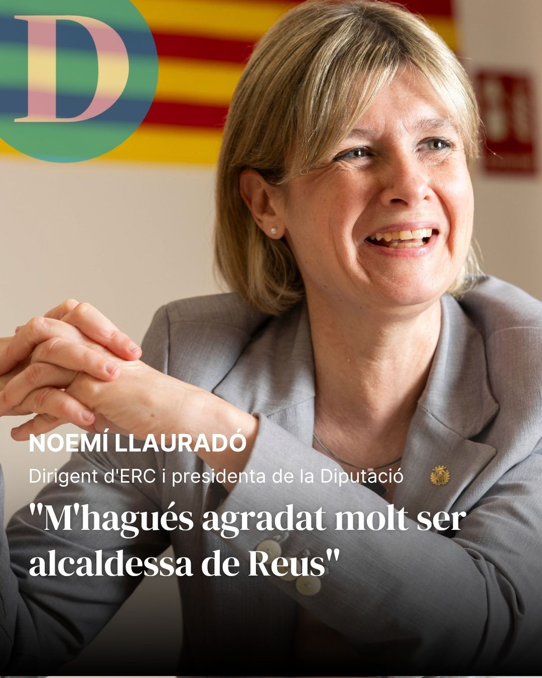 Noemí Llauradó: "M'hagués agradat molt ser alcaldessa de Reus"
