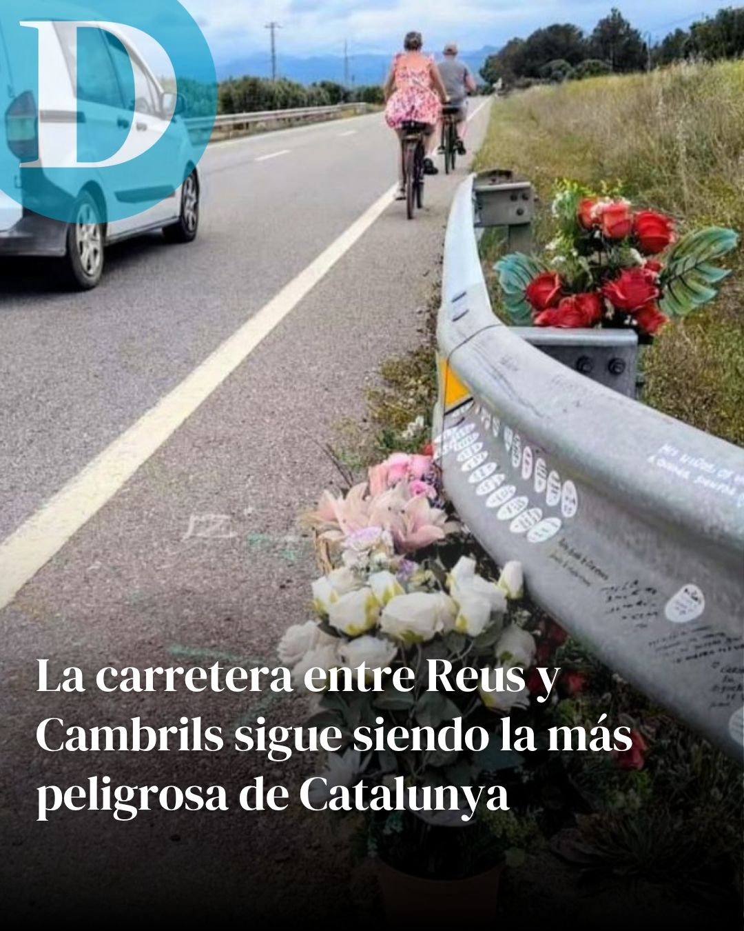 La carretera del Parc Samà, entre Reus y Cambrils, sigue siendo la más peligrosa de Catalunya