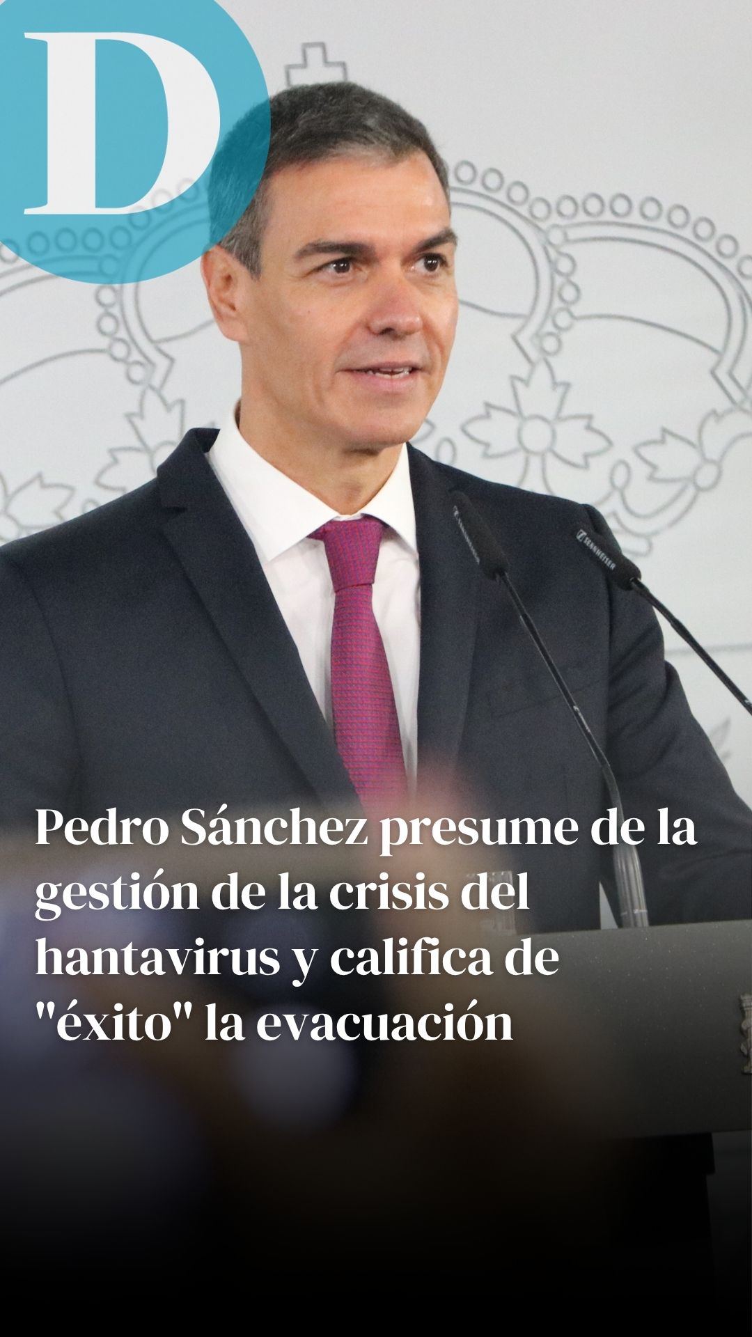 Pedro Sánchez presume de la gestión de la crisis del hantavirus y califica de "éxito" la evacuación