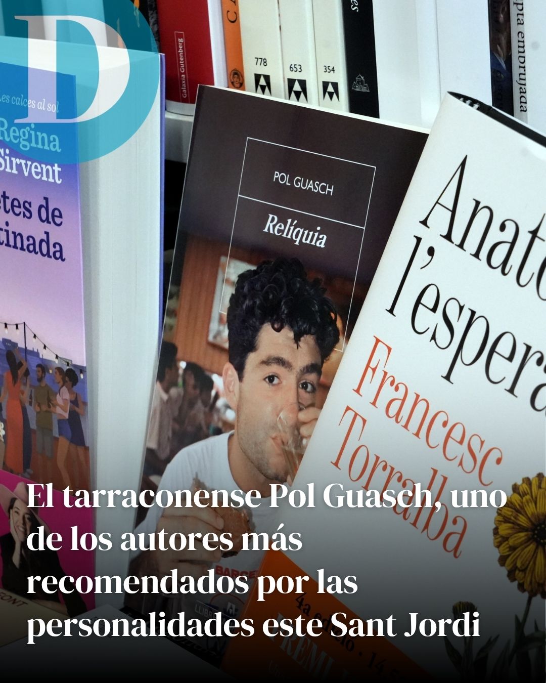 El tarraconense Pol Guasch, uno de los autores más recomendados por las personalidades este Sant Jordi