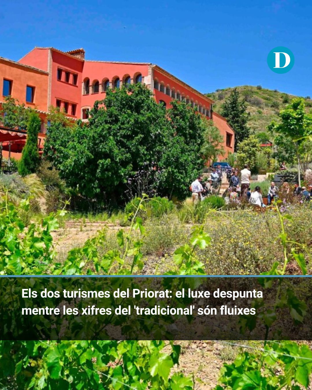 Els dos turismes del Priorat: el luxe despunta mentre les xifres del 'tradicional' són fluixes