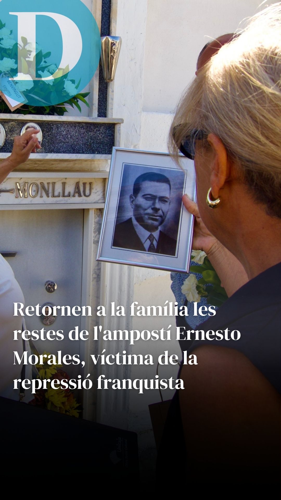 Retornen a la família les restes de l'ampostí Ernesto Morales, víctima de la repressió franquista