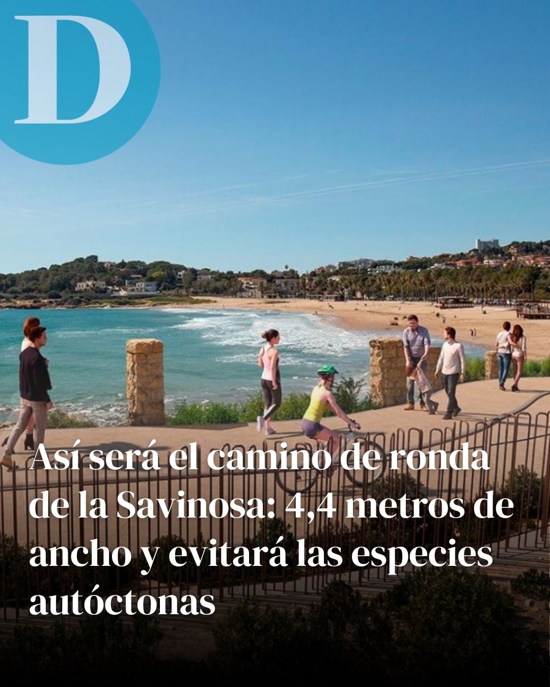 El camino de ronda de la Savinosa será de 4,4 metros de ancho y evitará las especies autóctonas