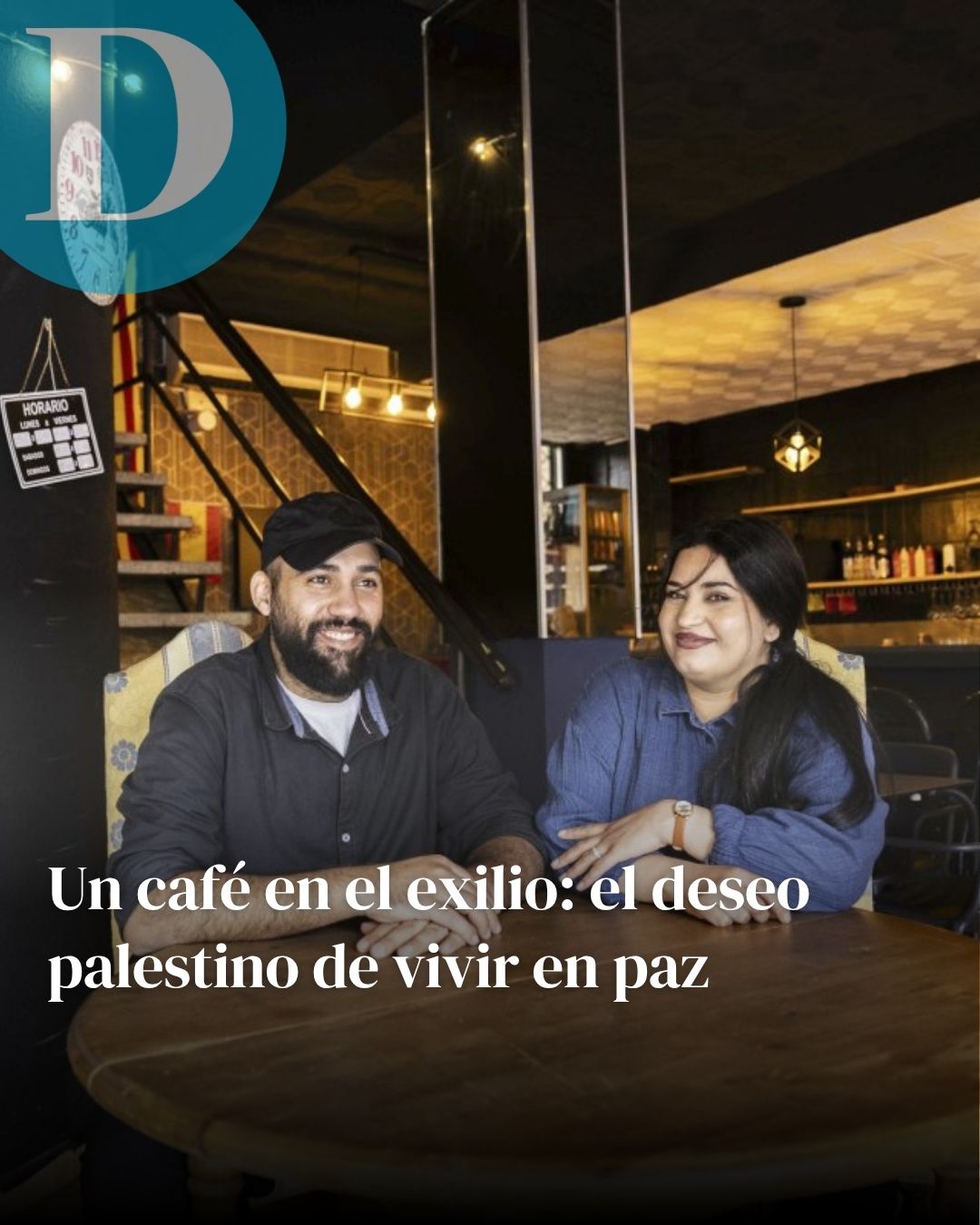 Un café en el exilio: el deseo palestino de vivir en paz