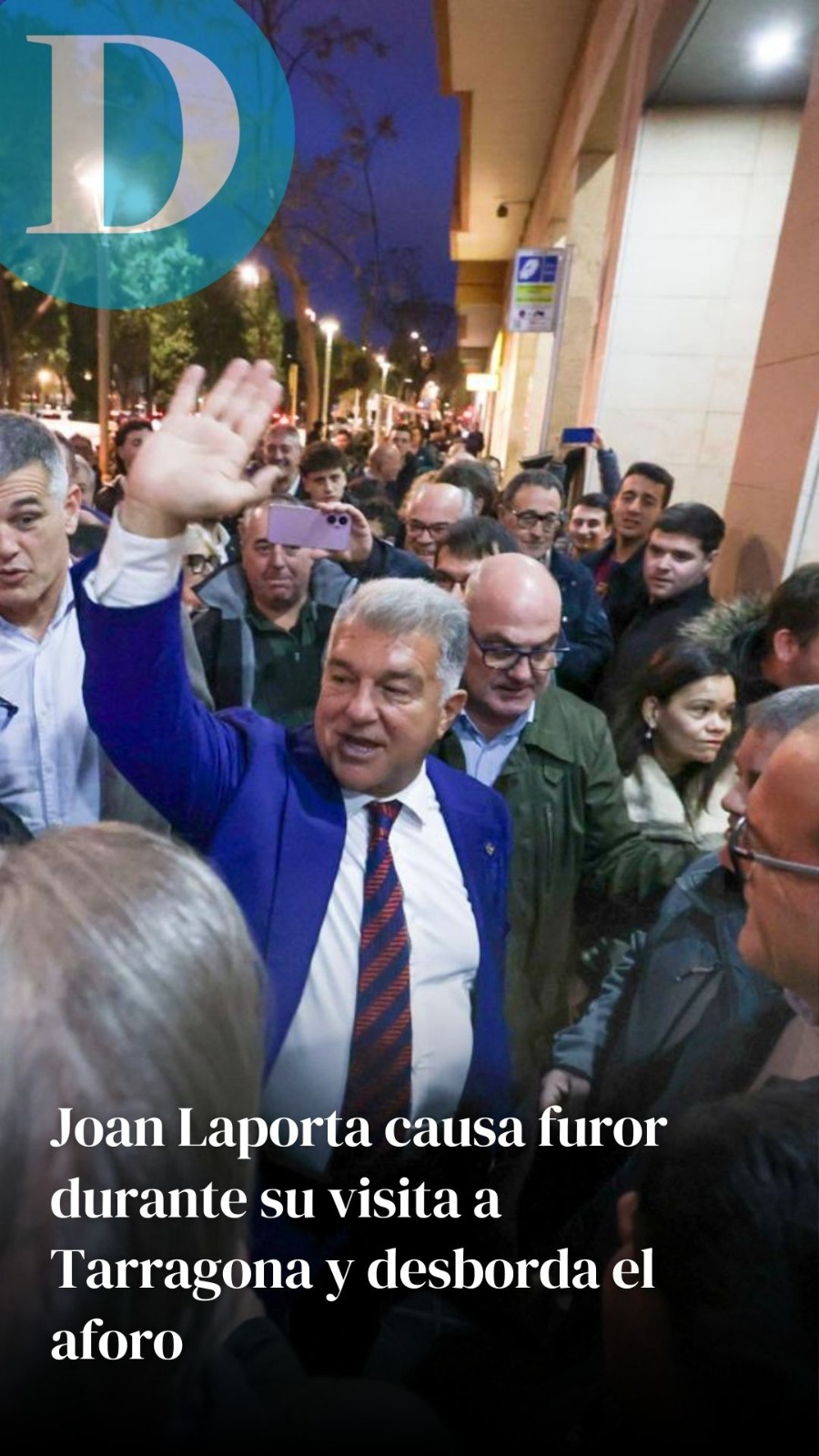Joan Laporta en Tarragona: 'Hemos luchado contra todo y contra todos'