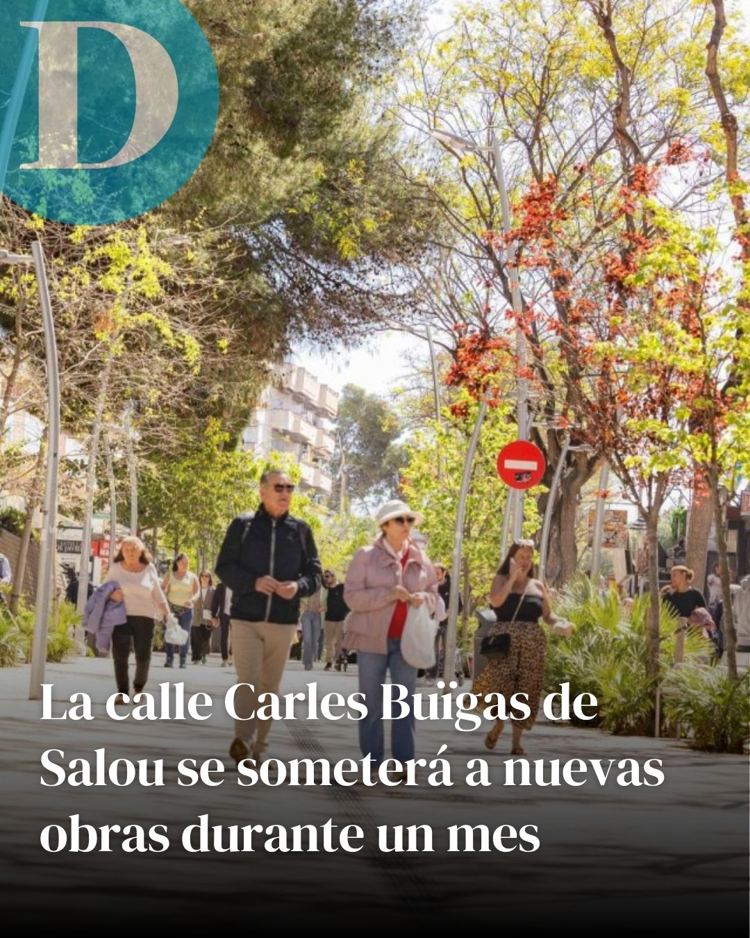 La calle Carles Buïgas de Salou se someterá a nuevas obras durante un mes