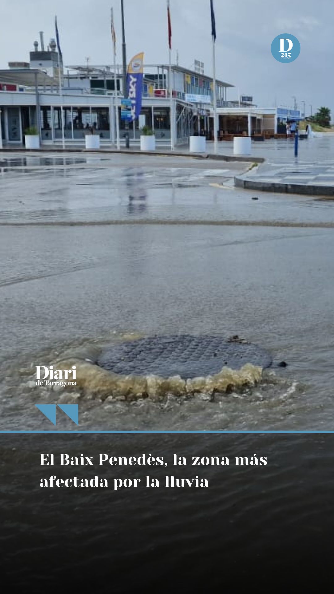 El Baix Penedès, la zona más afectada por la lluvia