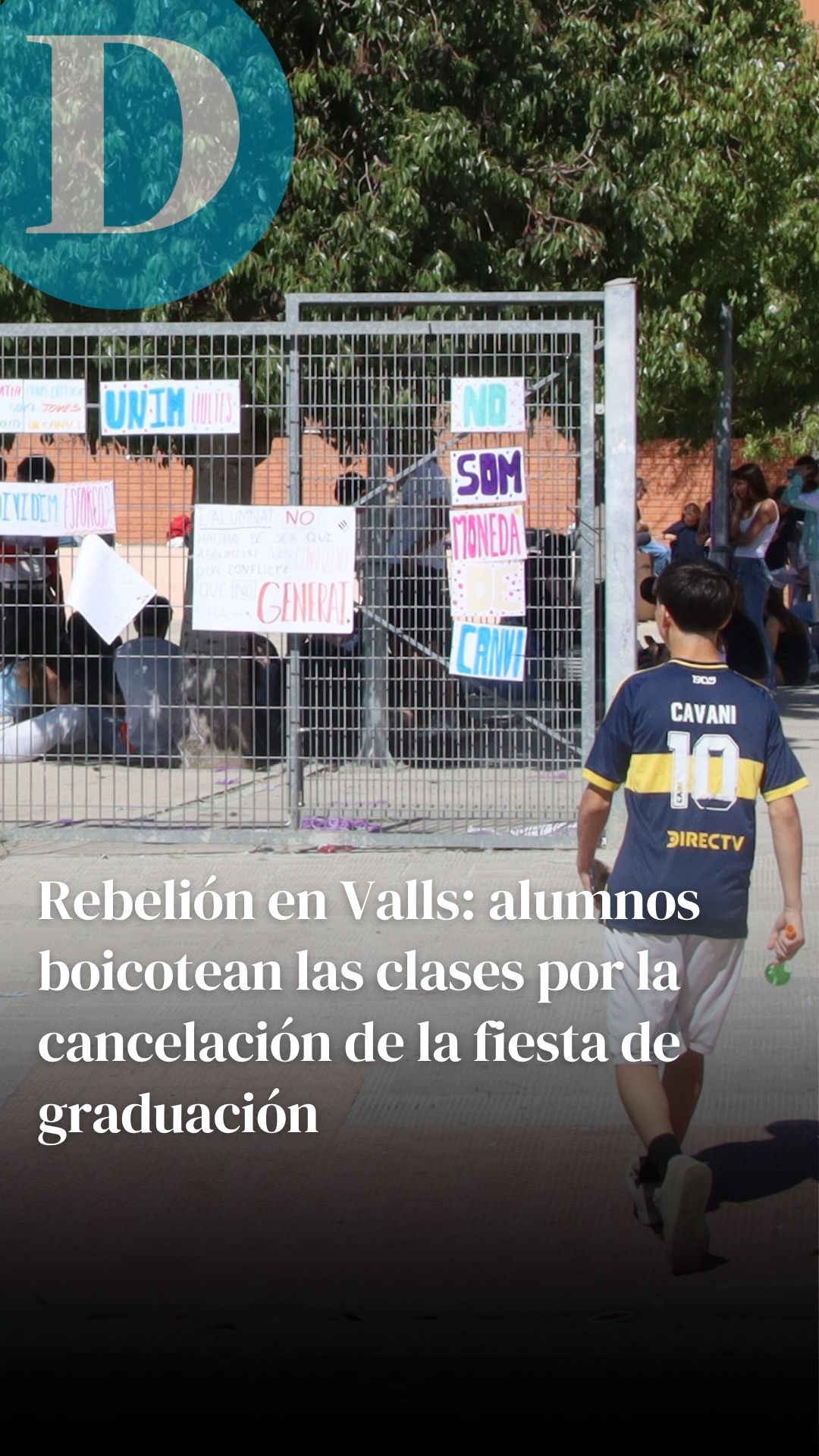 Rebelión en Valls: alumnos boicotean las clases por la cancelación de la fiesta de graduación