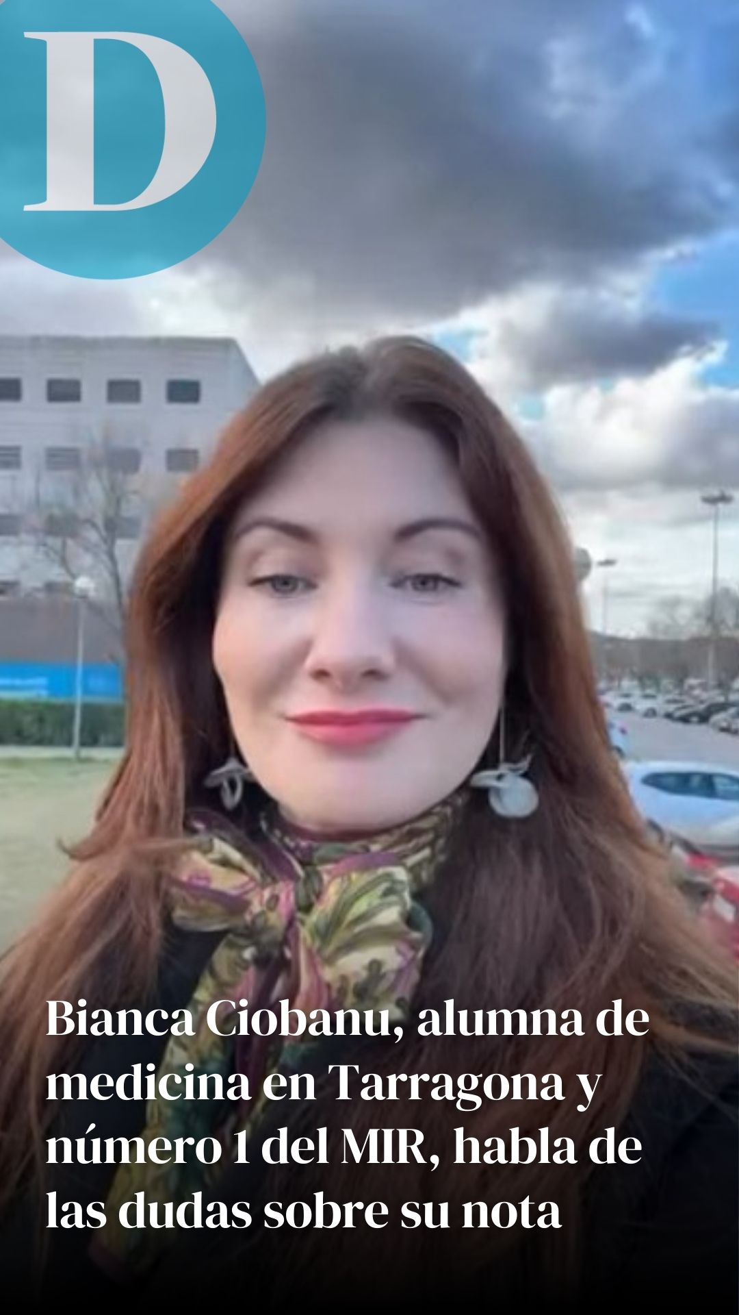 Bianca Ciobanu, alumna de medicina en Tarragona y número 1 del MIR, habla de las dudas sobre su nota