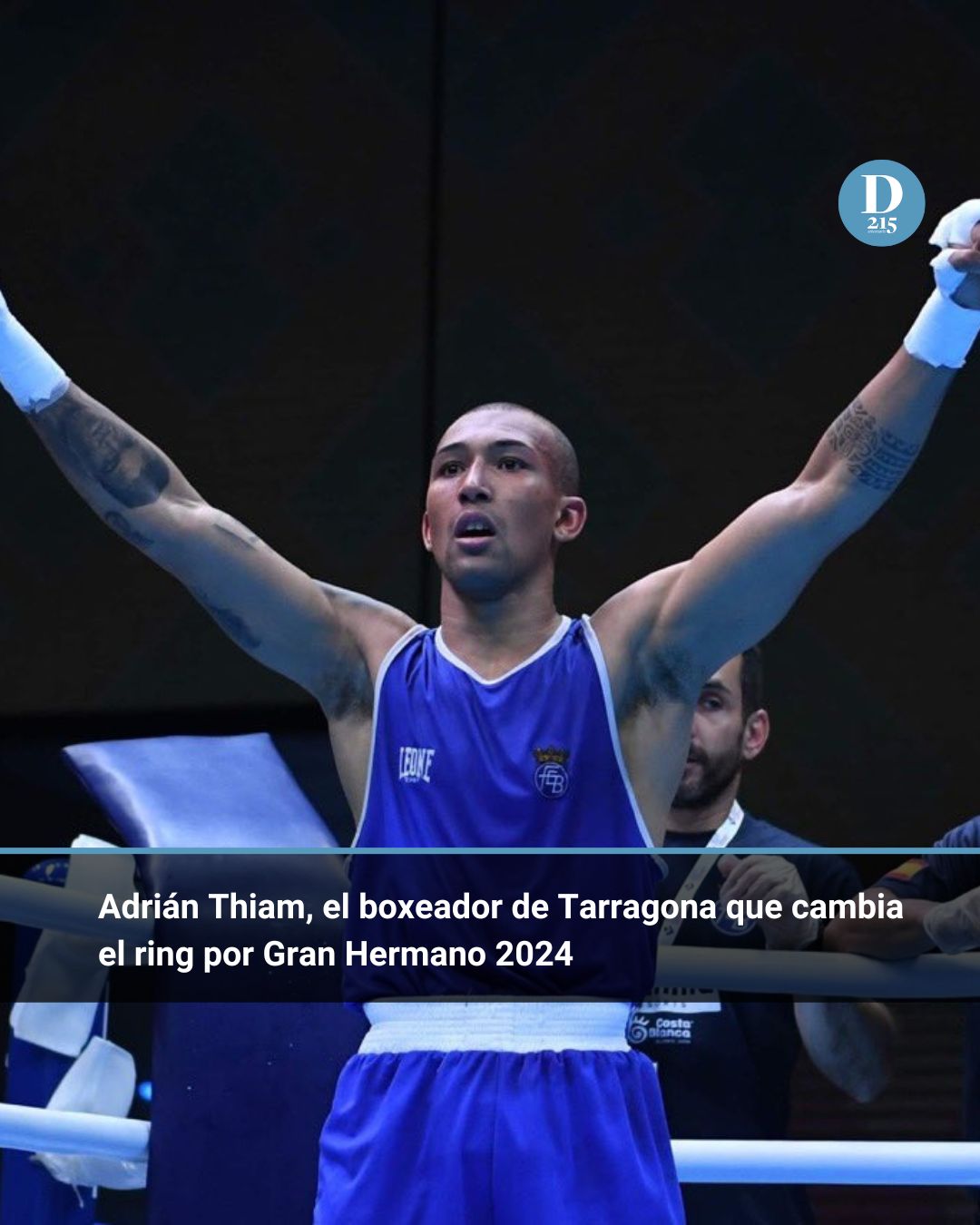 Adrián Thiam, el boxeador de Tarragona que cambia el ring por Gran Hermano 2024