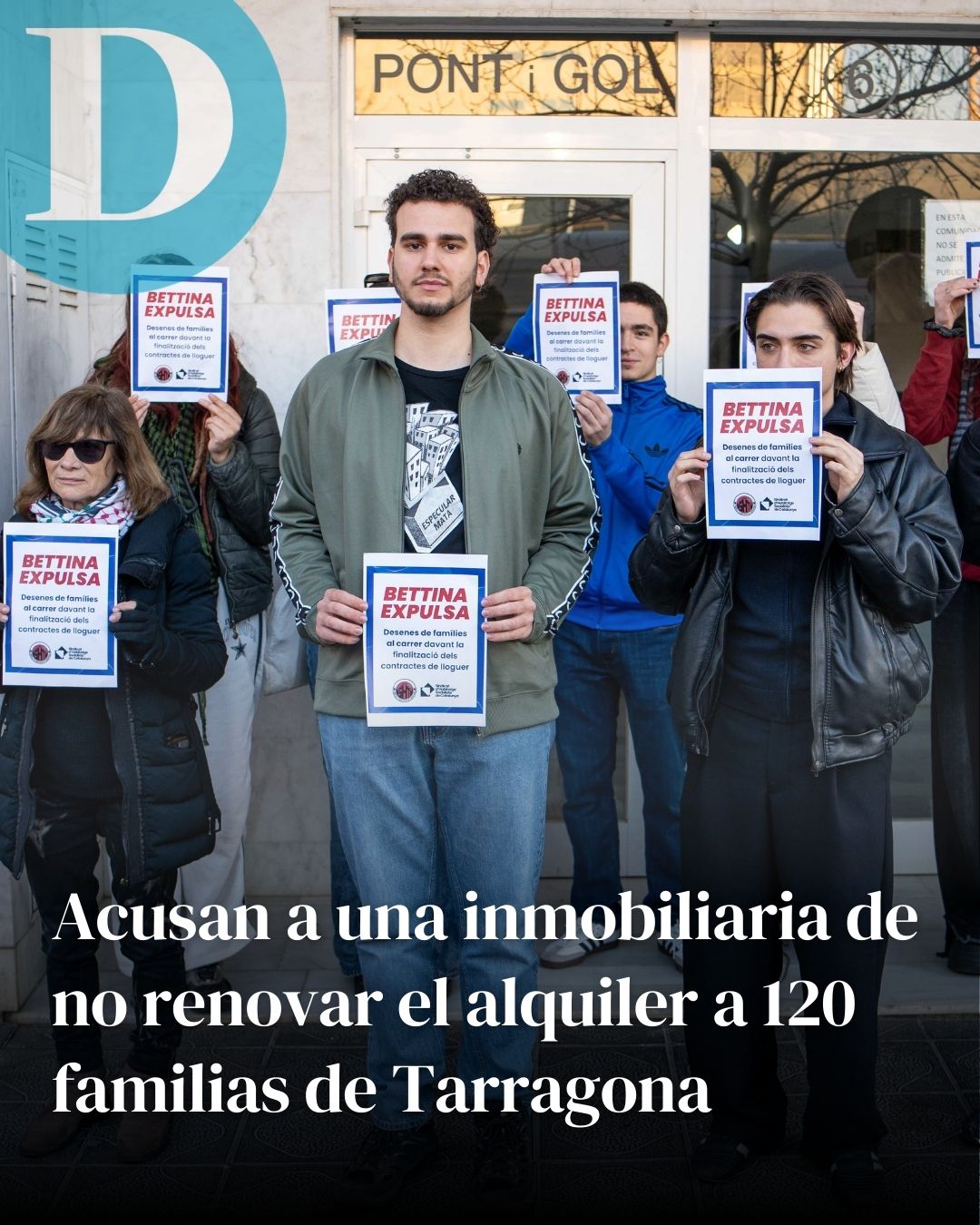 Acusan a una inmobiliaria de no renovar el alquiler a 120 familias de tres bloques de Tarragona