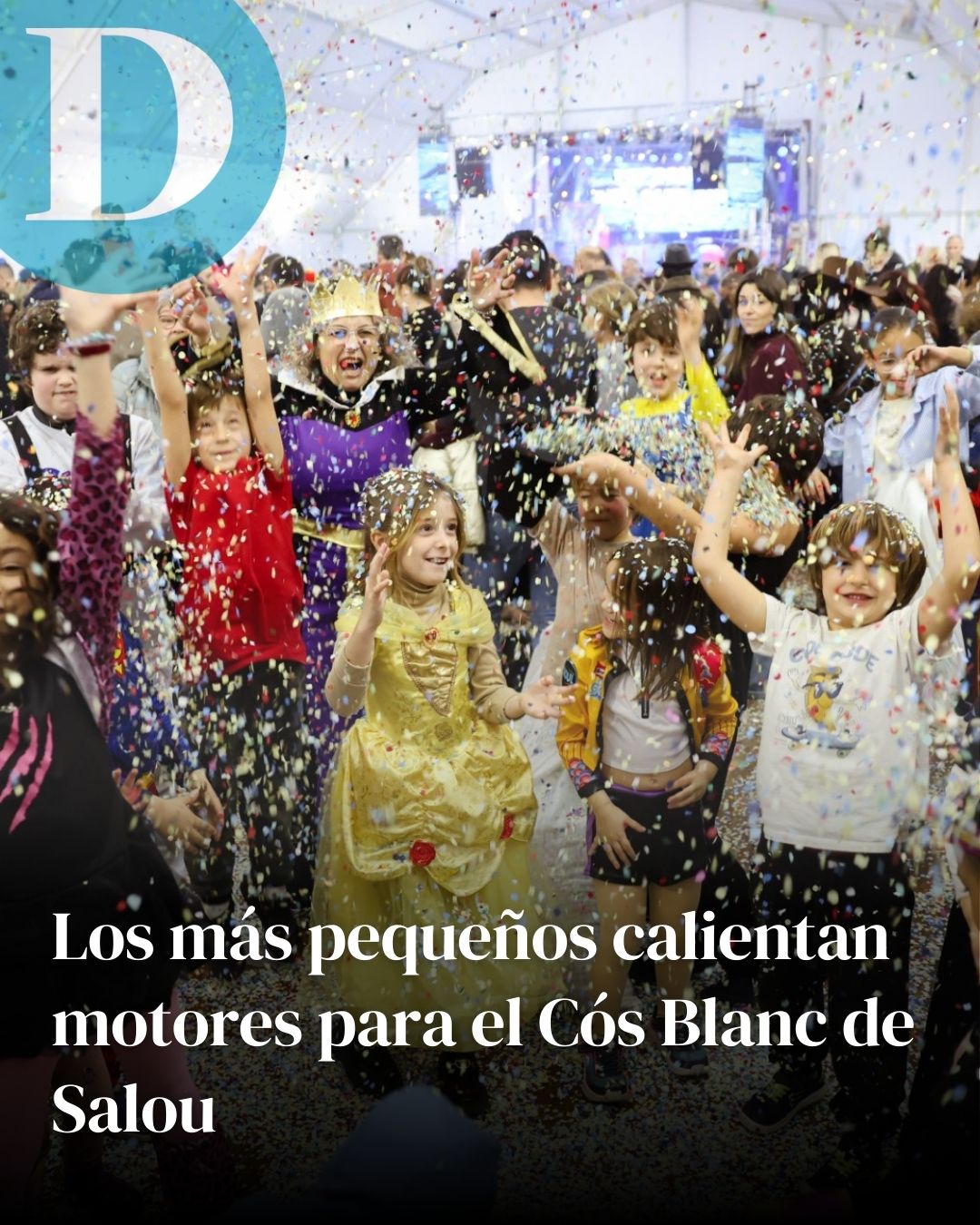 Los más pequeños calientan motores para el Cós Blanc de Salou