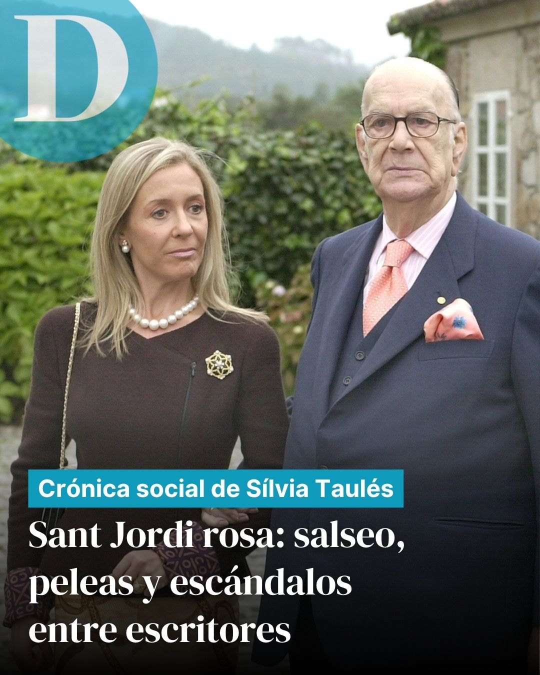 Crónica social de Sílvia Taulés: Sant Jordi rosa: salseo, peleas y escándalos entre escritores