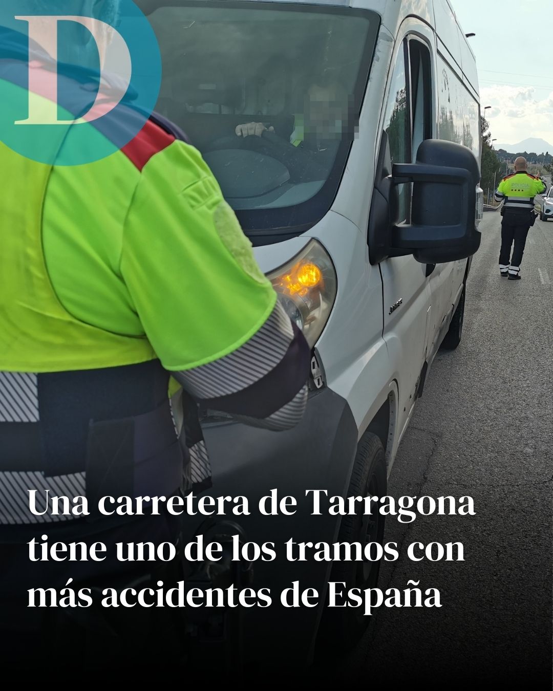 Una carretera de Tarragona tiene uno de los tramos con más accidentes de España