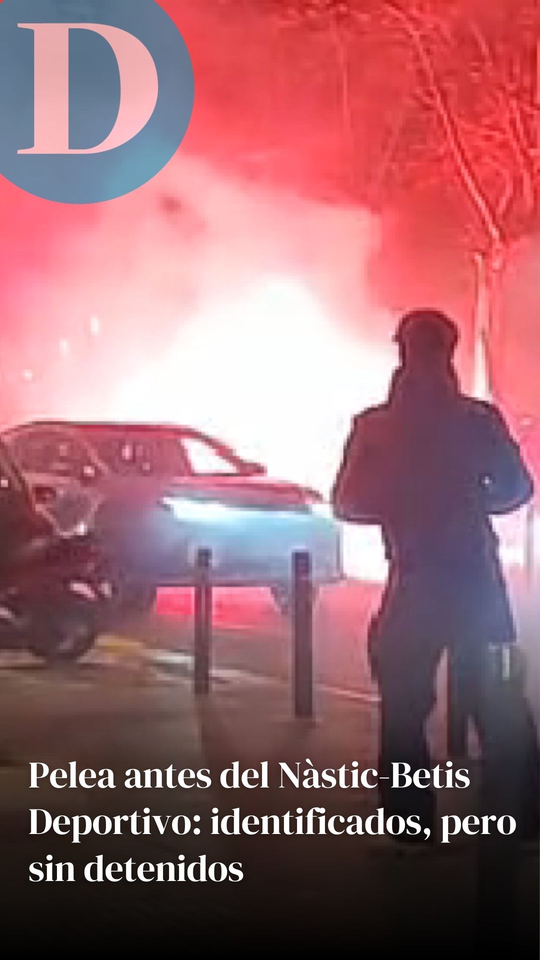 Pelea antes del Nàstic-Betis Deportivo: golpes, patadas y sillas volando antes del partido