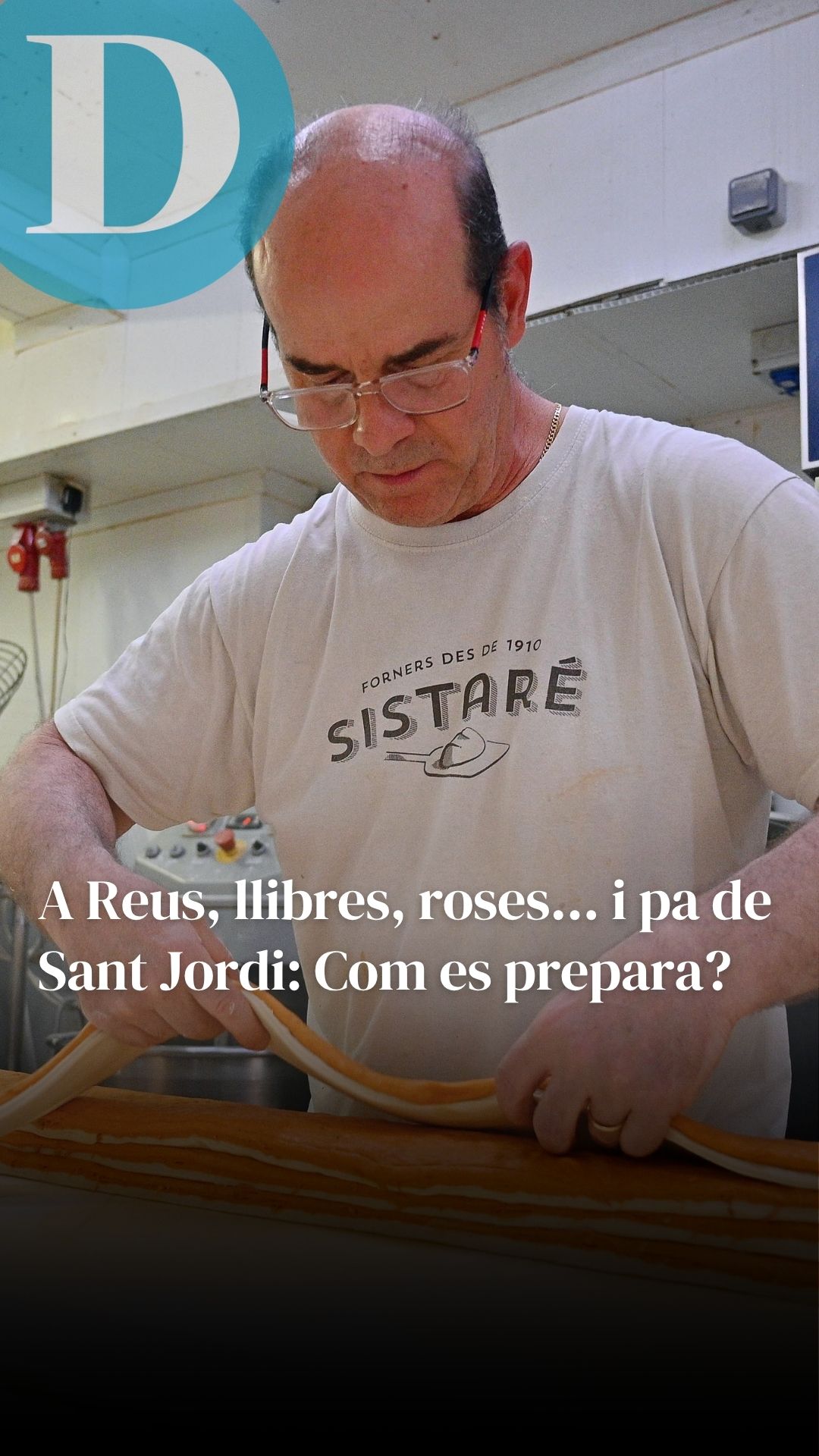 A Reus, llibres, roses... i pa de Sant Jordi: Com es prepara?