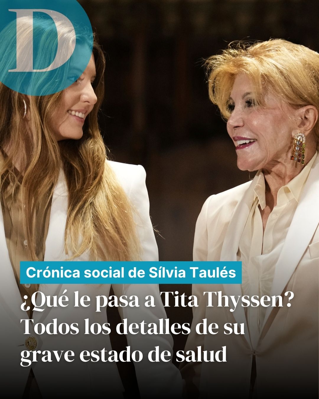 ¿Qué le pasa a Tita Thyssen? Todos los detalles de su grave estado de salud