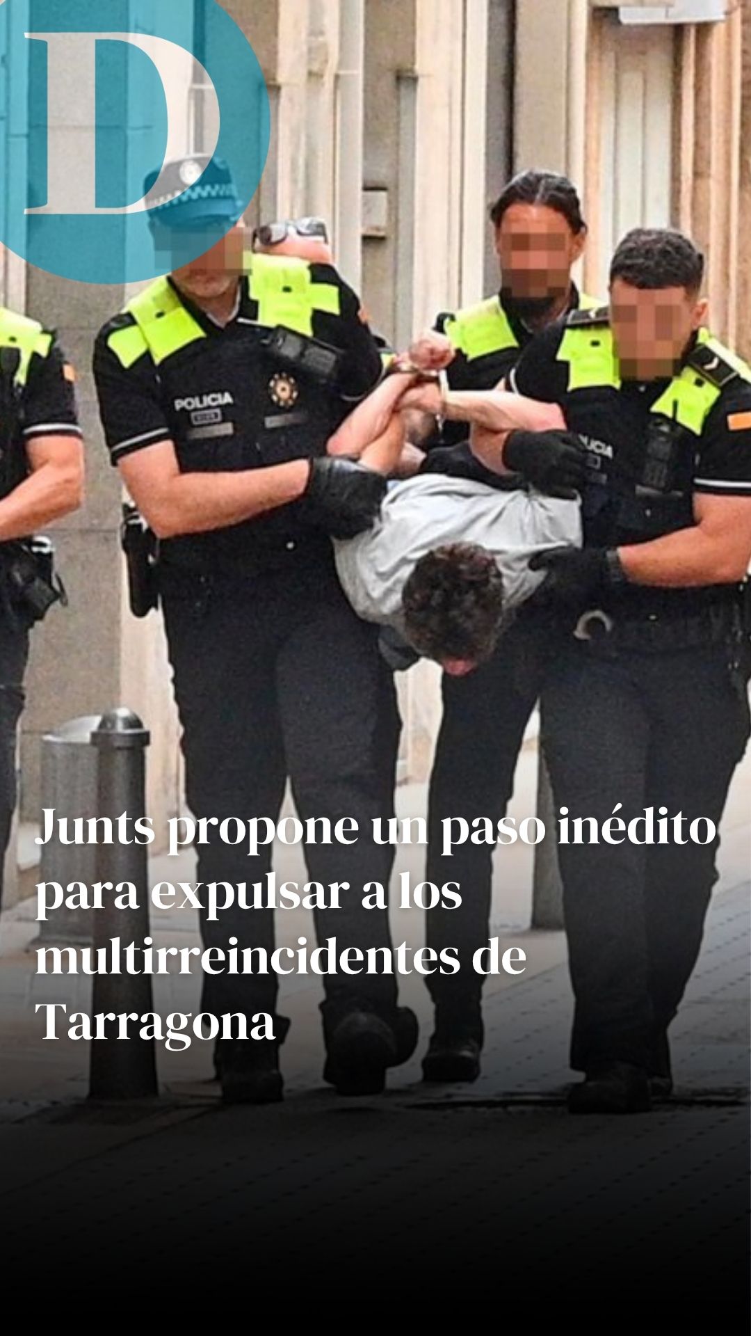 Propuesta "pionera" de Junts en Tarragona: propone expulsar a los multirreincidentes de la ciudad