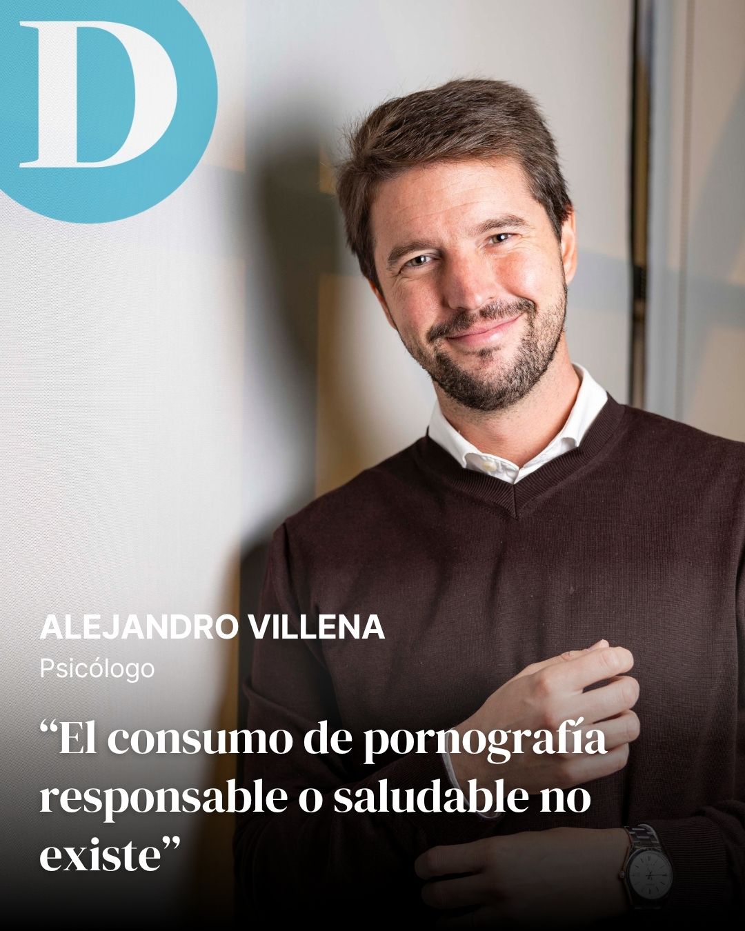 Alejandro Villena, psicólogo: “El consumo de pornografía responsable o saludable no existe”