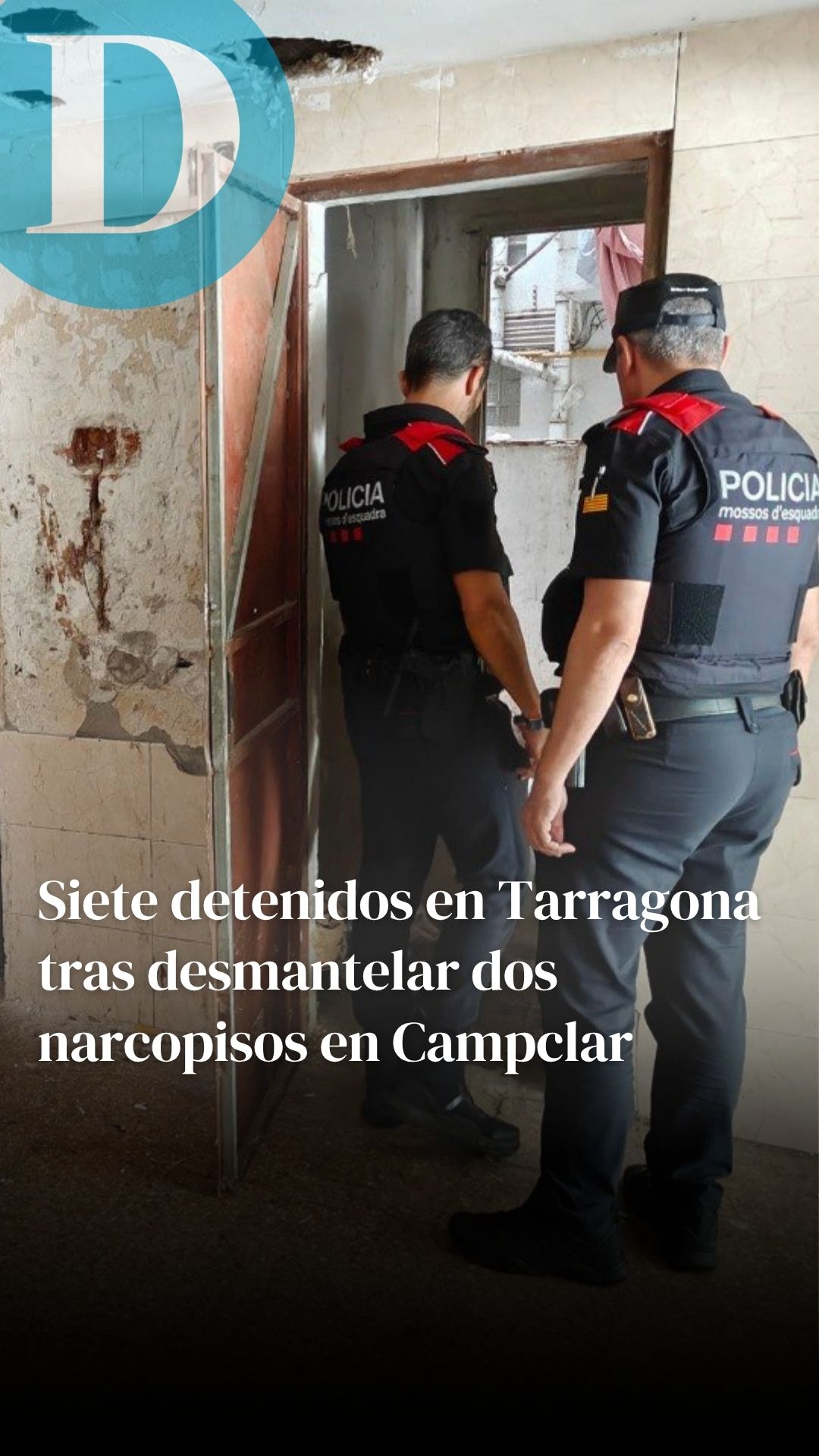 Siete detenidos en Tarragona tras desmantelar dos narcopisos y tres plantaciones de 'maría' en Campclar