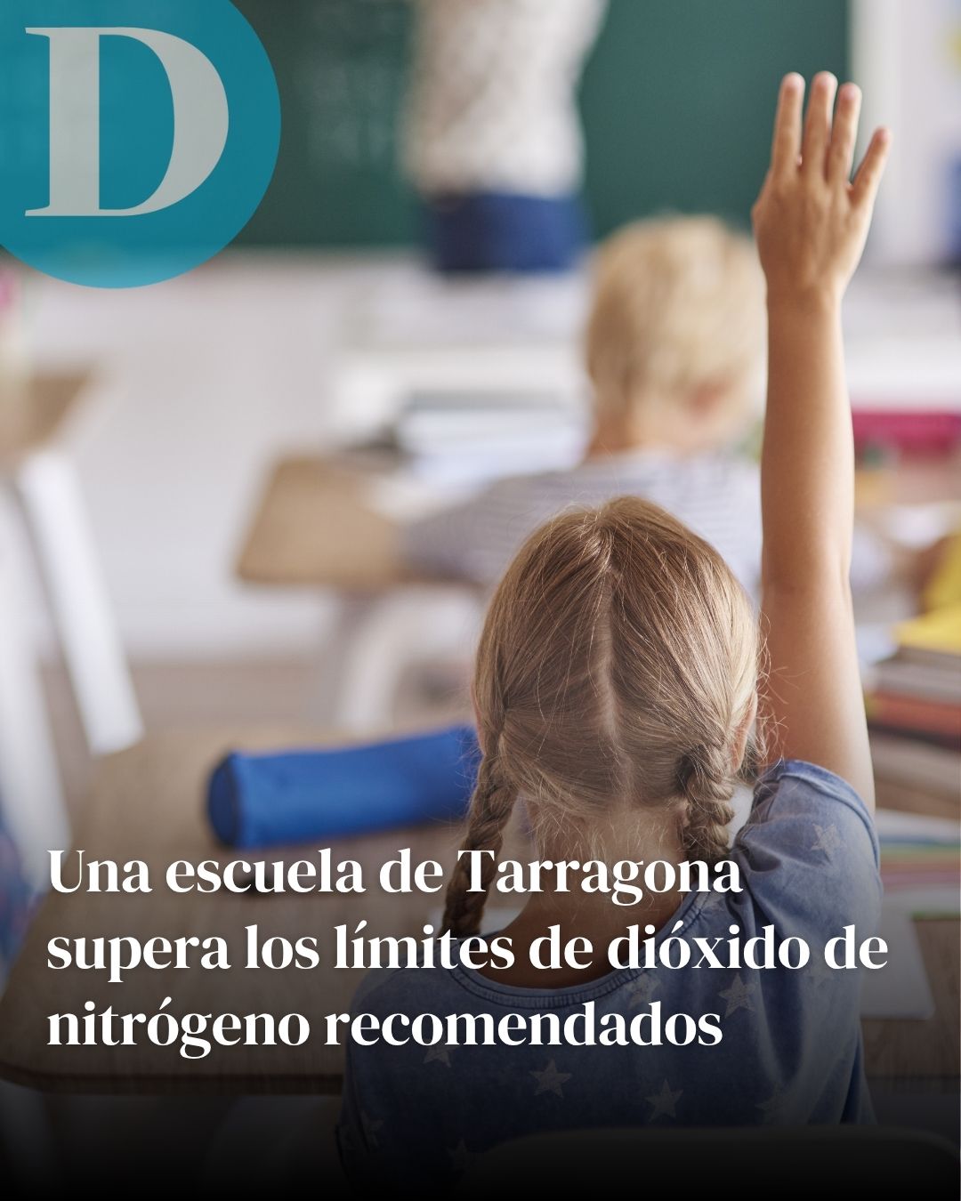 Una escuela de Tarragona supera los límites de dióxido de nitrógeno recomendados para la salud