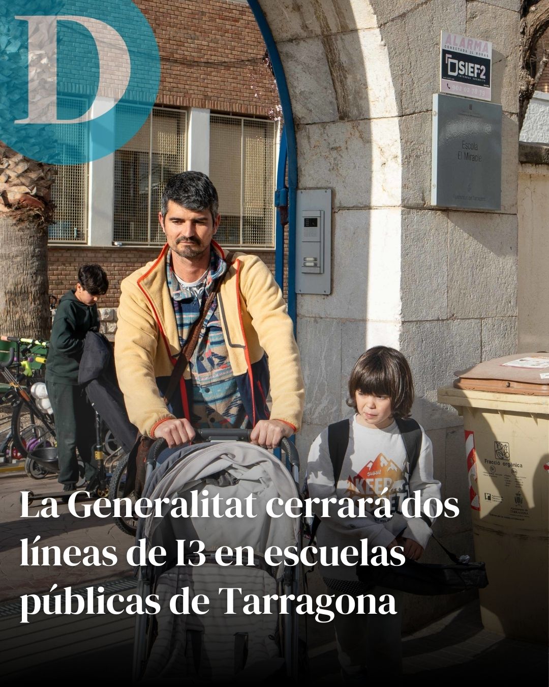 La Generalitat cerrará dos líneas de I3 en escuelas públicas de Tarragona