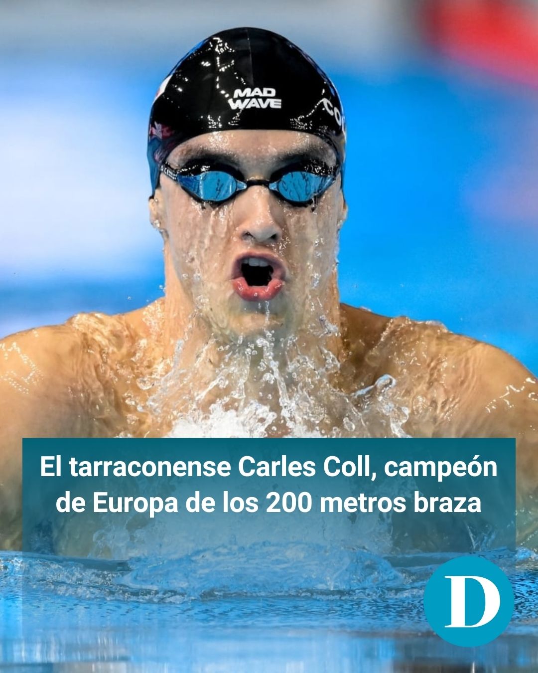 Carles Coll, campeón de Europa de los 200 metros braza