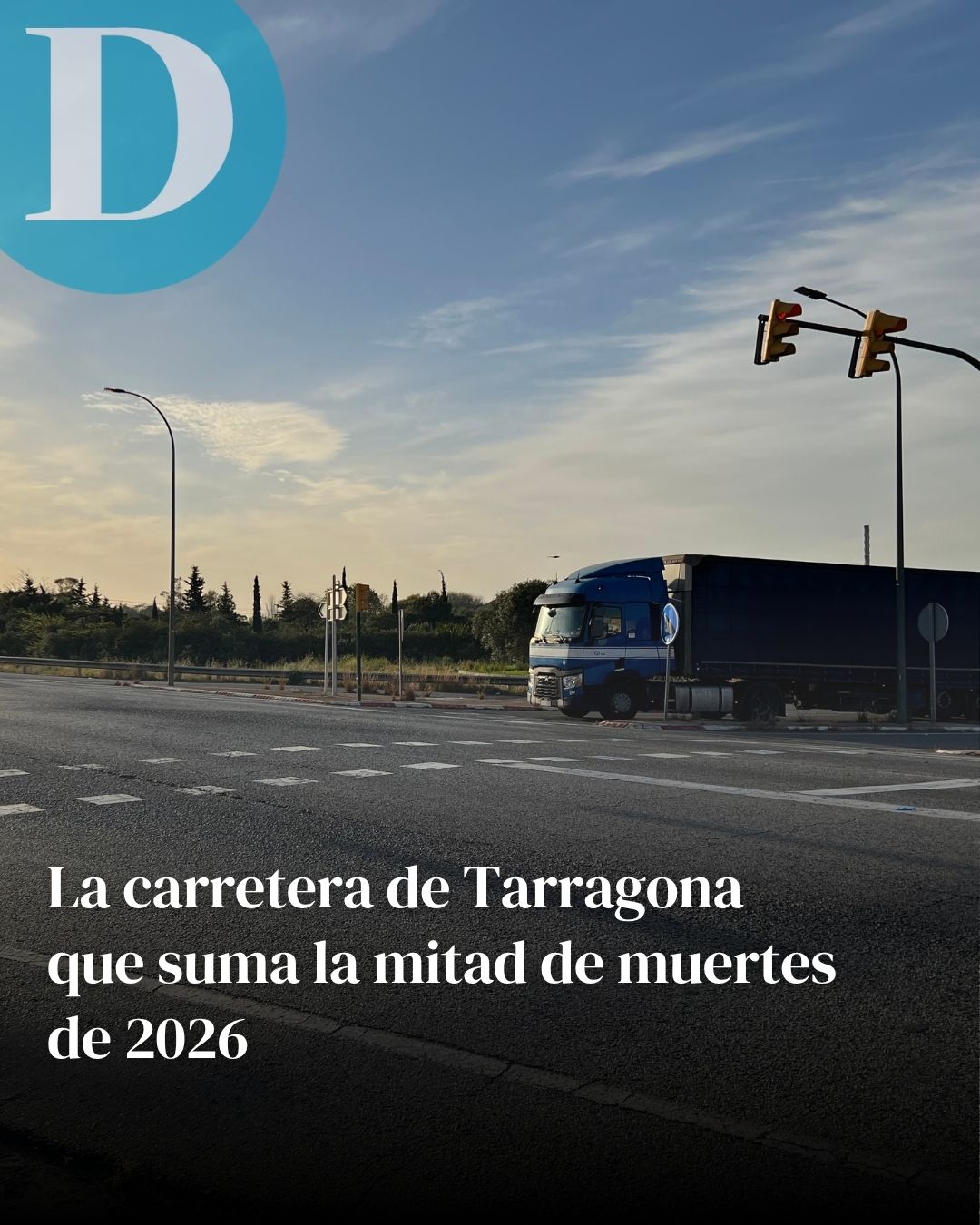 La carretera de Tarragona que suma la mitad de muertes de 2026
