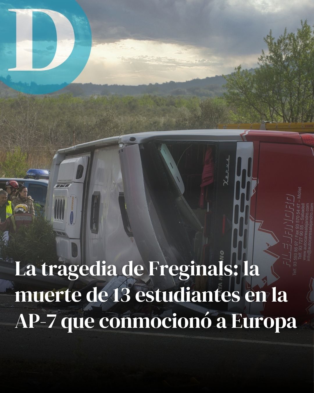 La tragedia de Freginals: la muerte de 13 estudiantes en la AP-7 que conmocionó a Europa