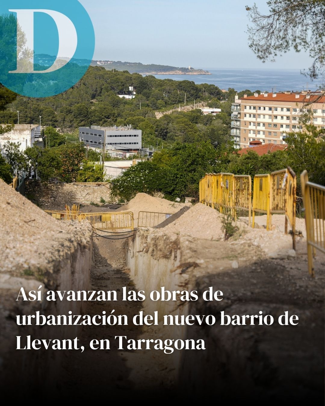 Así avanzan las obras de urbanización del nuevo barrio de Llevant, junto a la Ermita de la Salut