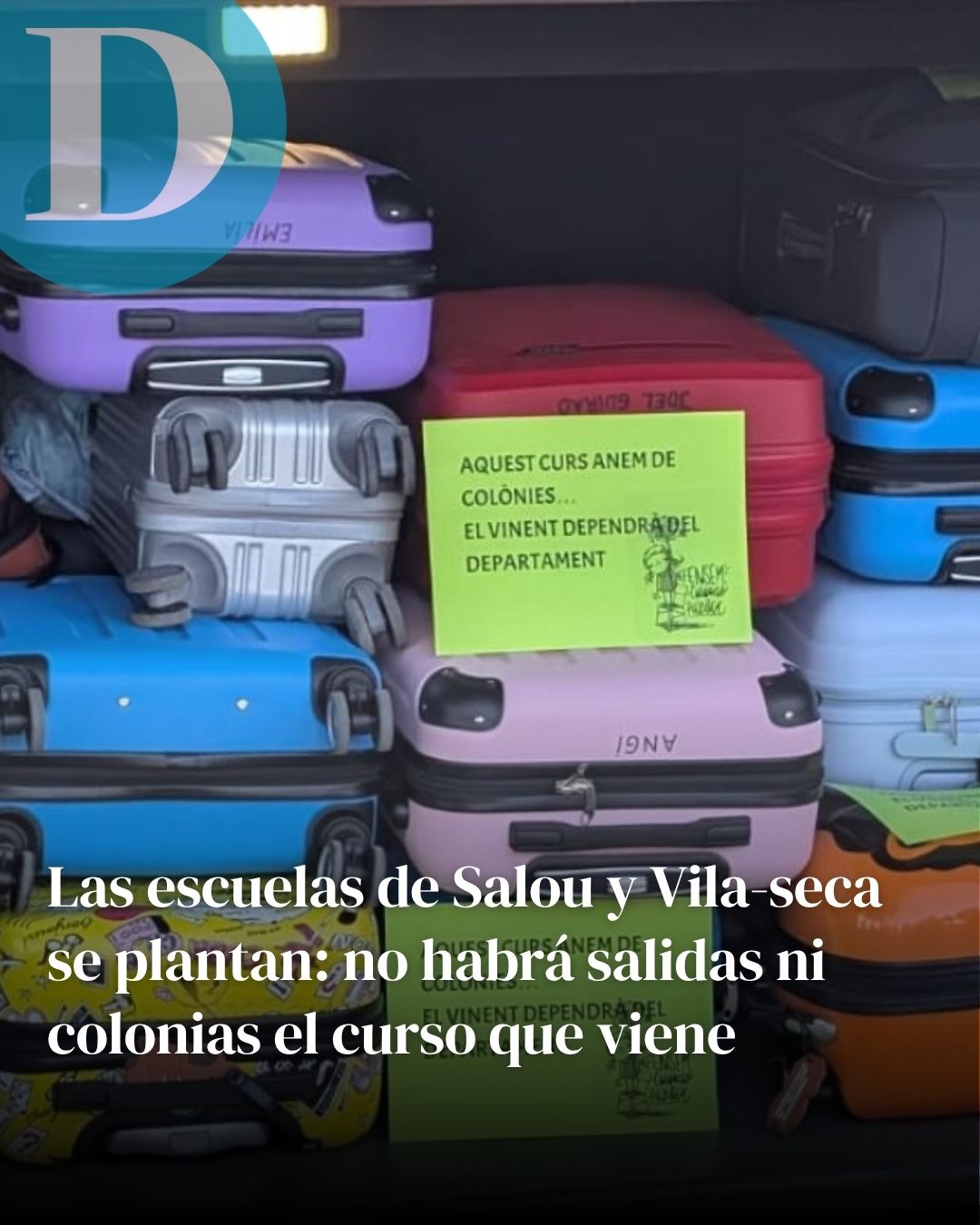 Las escuelas de Salou y Vila-seca se plantan: no habrá salidas ni colonias el curso que viene