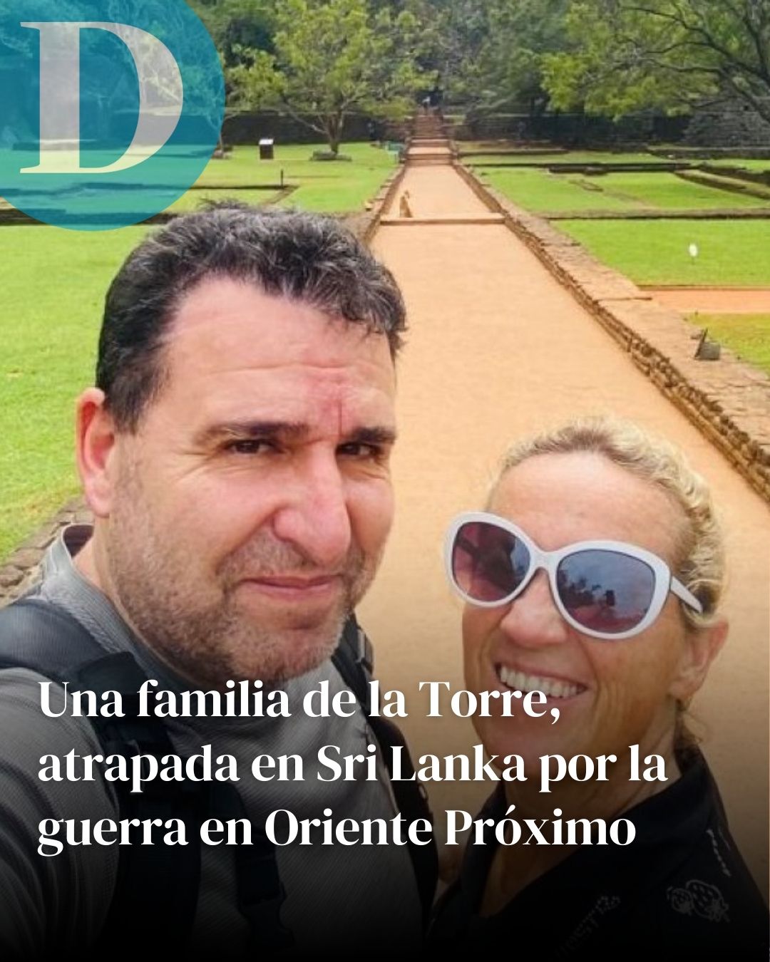 Una familia de Torredembarra, atrapada en Sri Lanka por culpa de la guerra en Oriente Próximo