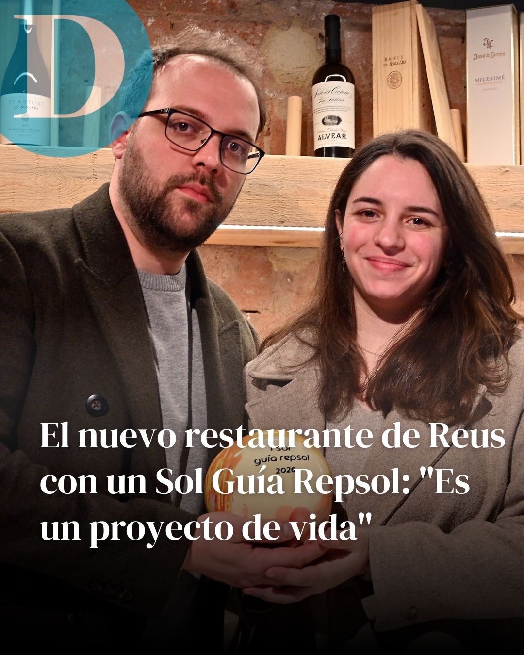 El nuevo restaurante de Reus con un Sol Guía Repsol: "Es un proyecto de vida"