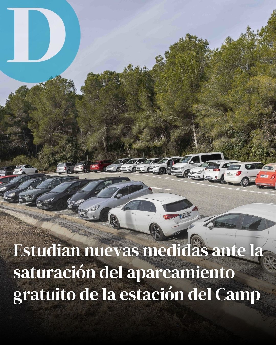 Estudian nuevas medidas ante la saturación del aparcamiento gratuito de la estación del Camp