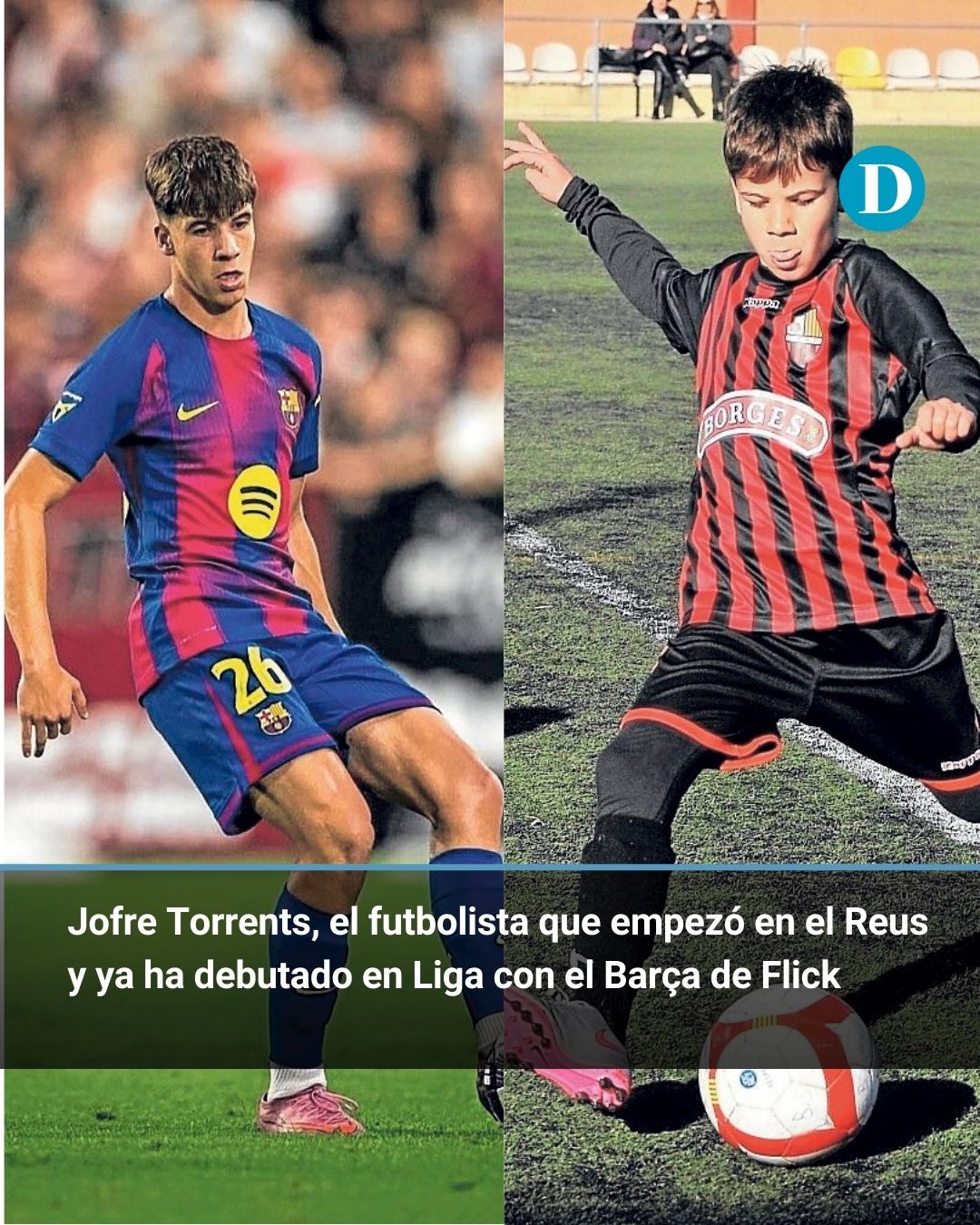 Jofre Torrents vive su debut oficial con el Barça de Flick