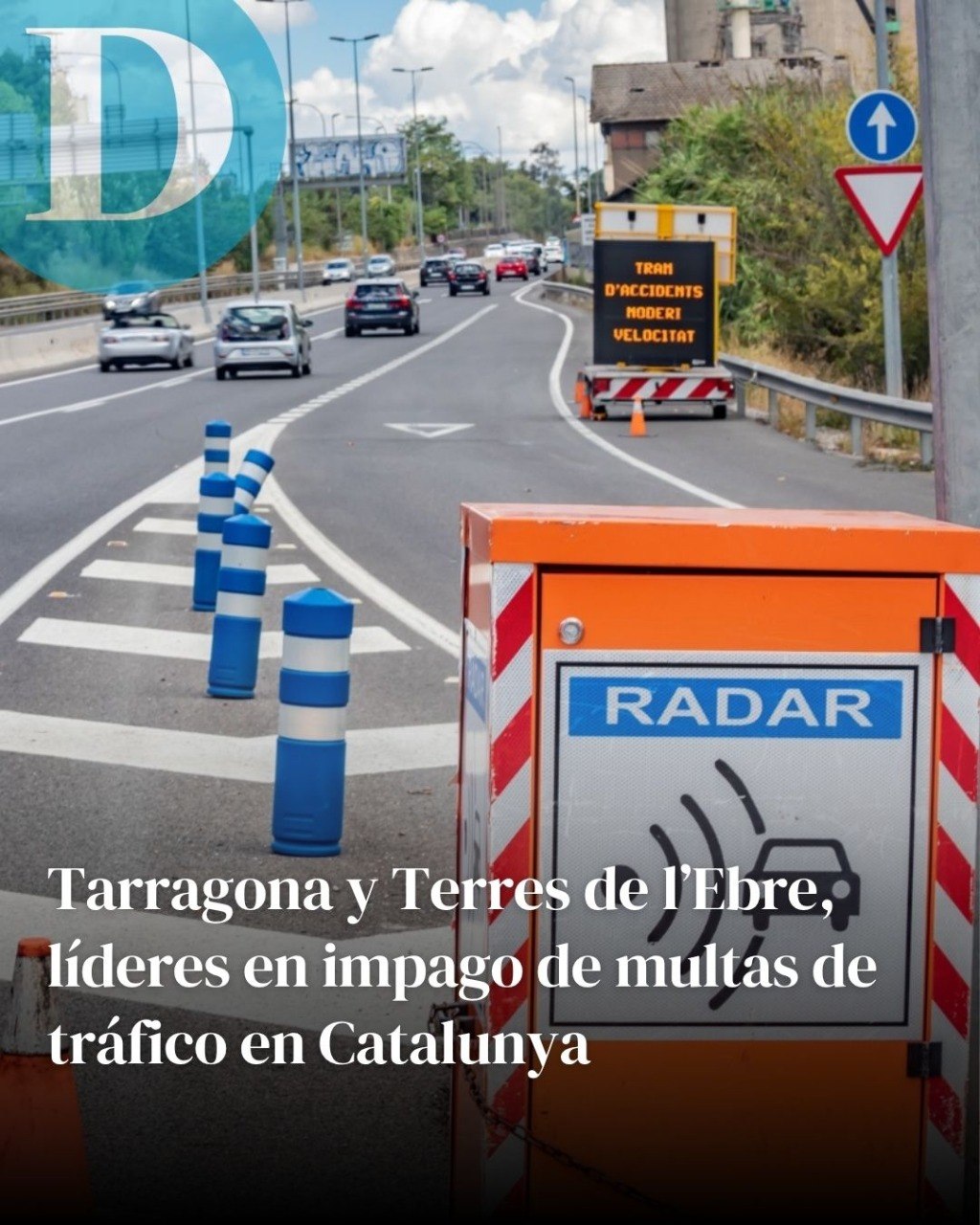  Tarragona y Terres de l’Ebre, líderes en impago de multas de tráfico en Catalunya